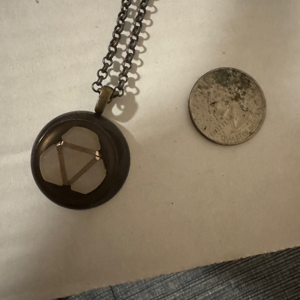 Handcrafted button necklace